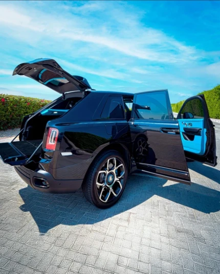 Rolls Royce Cullinan Black Badge 2023 BLACK RENTAL IN DUBAI - undefined